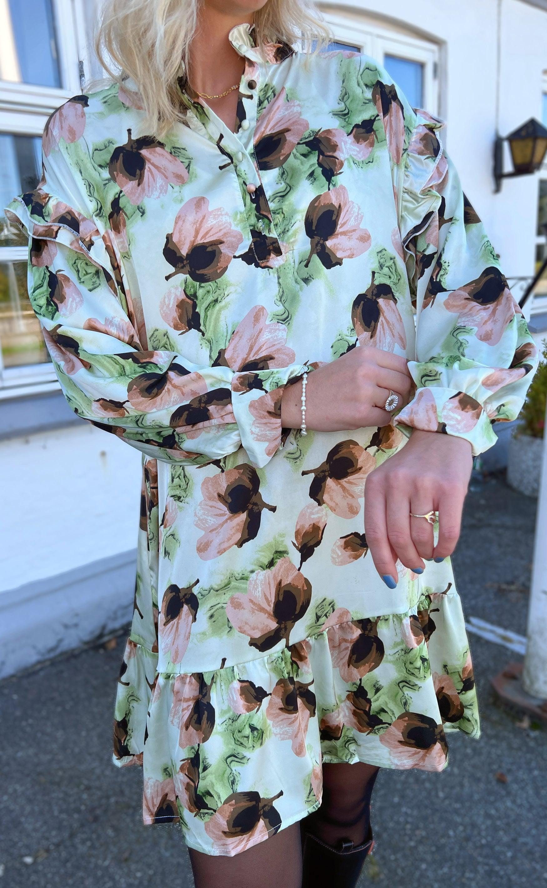 Say INA Copenhagen Kjole - Lisa - Fall Flowers