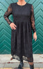 Say INA Copenhagen Kjole - Liva - Black Flower Lace