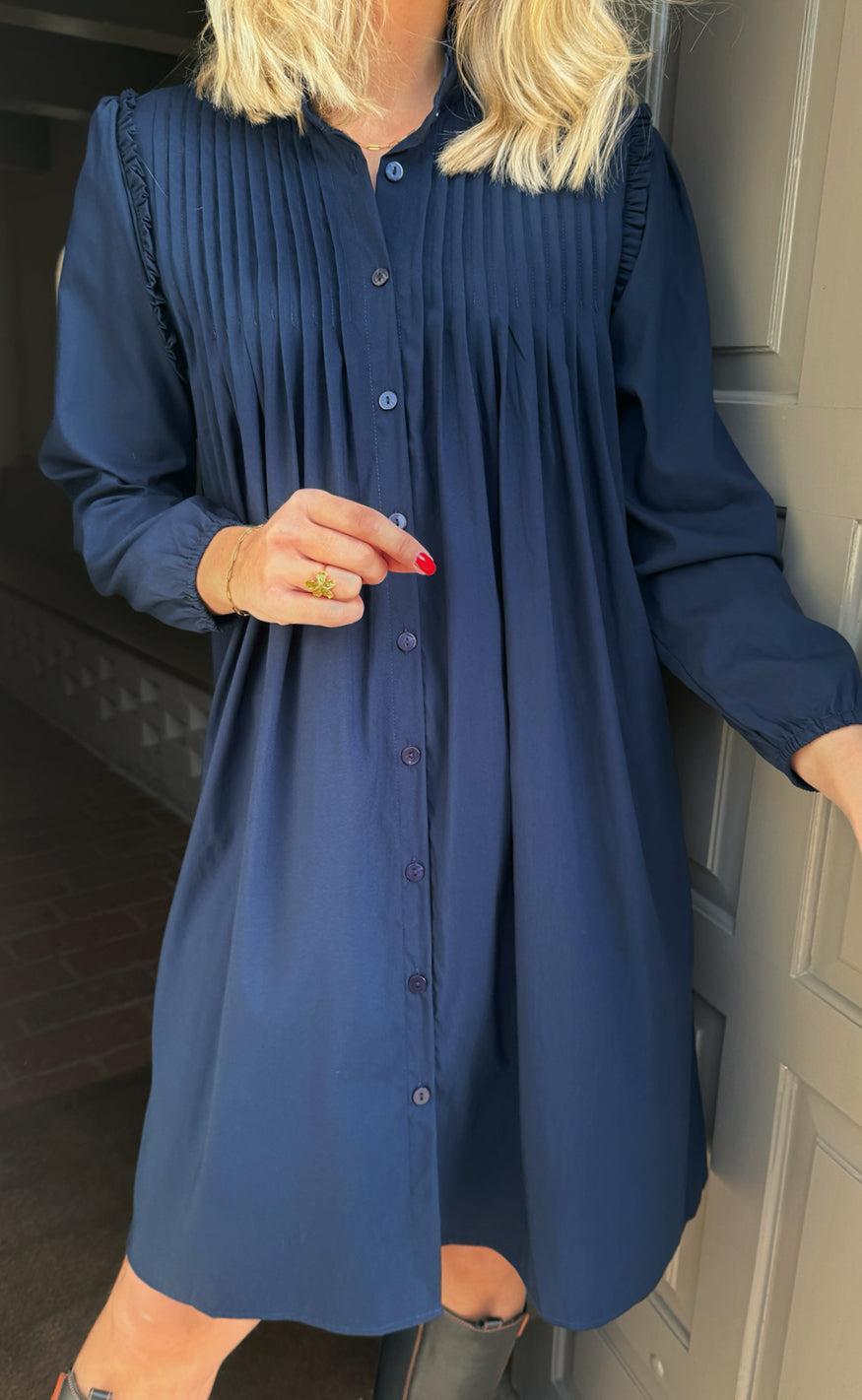 Say INA Copenhagen Kjole - Loui - Navy Blue