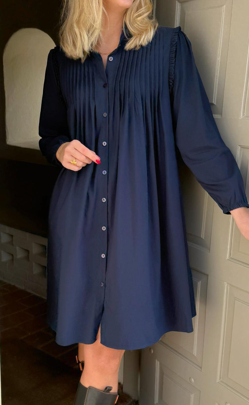 Say INA Copenhagen Kjole - Loui - Navy Blue