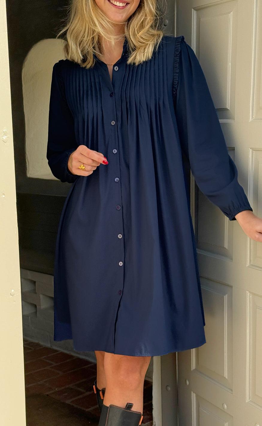 Say INA Copenhagen Kjole - Loui - Navy Blue