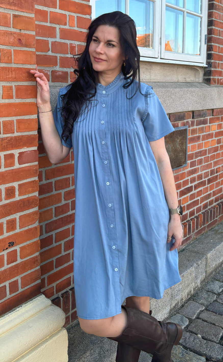 Say INA Copenhagen Kjole - Loui Summer - Blue