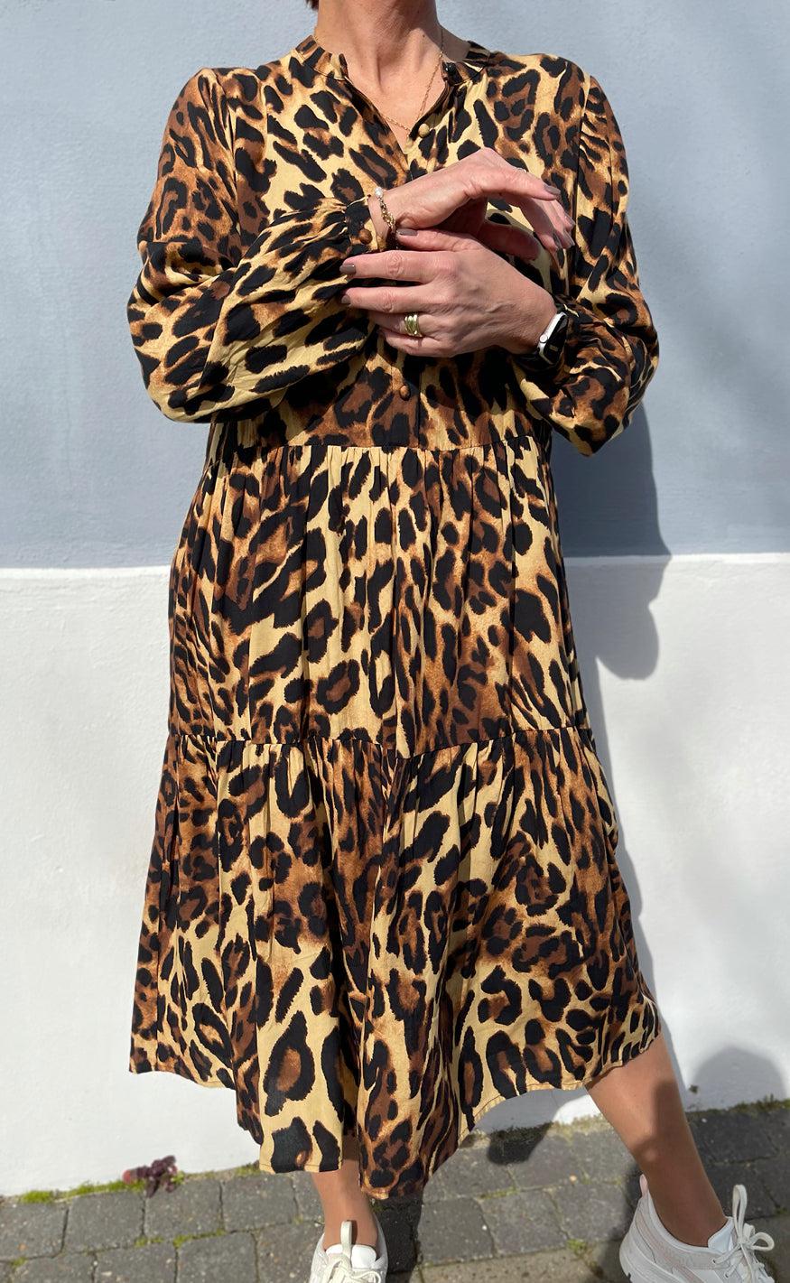 Say INA Copenhagen Kjole - Maiken - Leopard