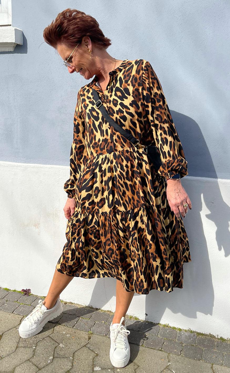 Say INA Copenhagen Kjole - Maiken - Leopard