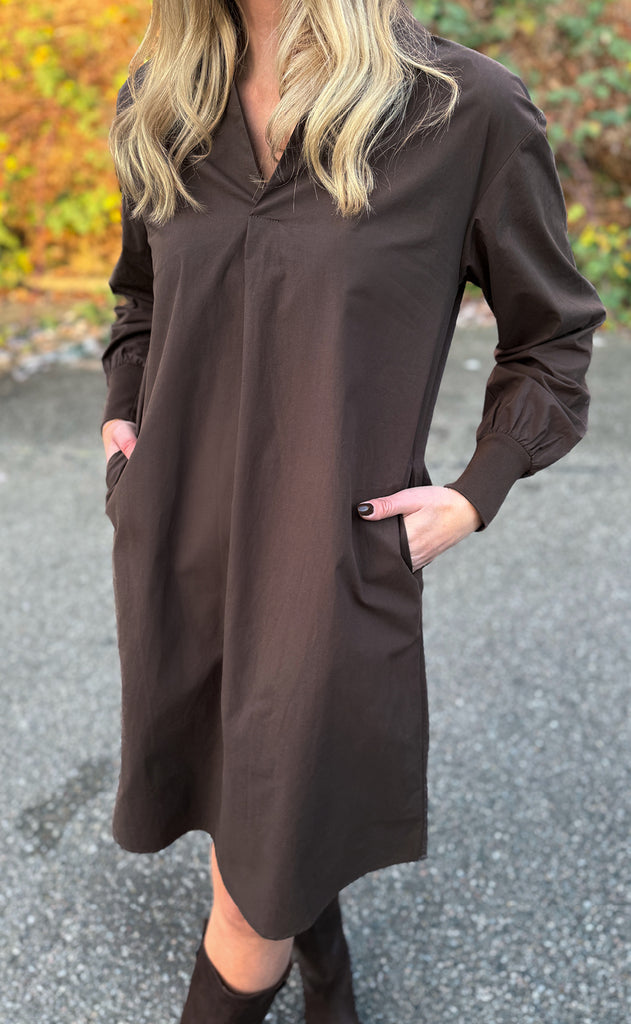 Say INA Copenhagen Kjole - Mari - Dark Brown