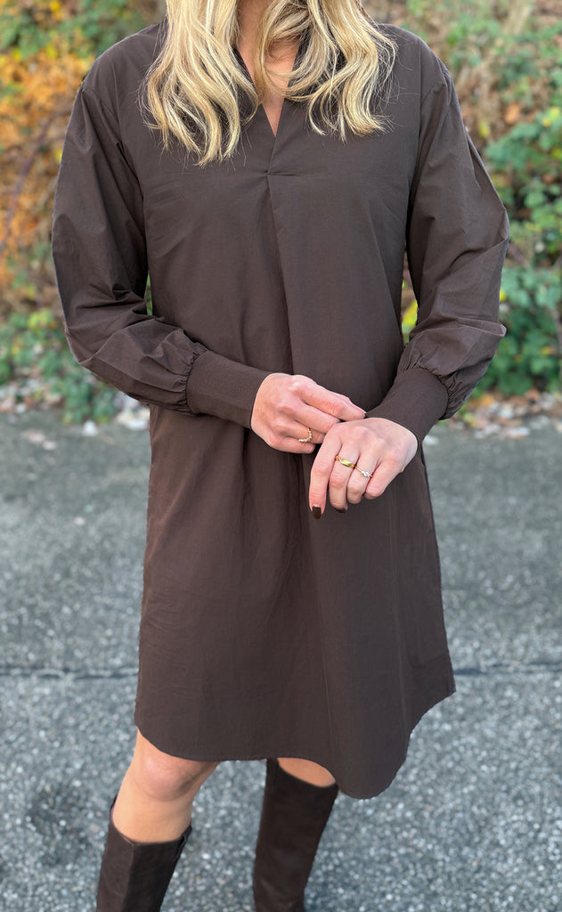 Say INA Copenhagen Kjole - Mari - Dark Brown