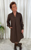 Say INA Copenhagen Kjole - Mari - Dark Brown