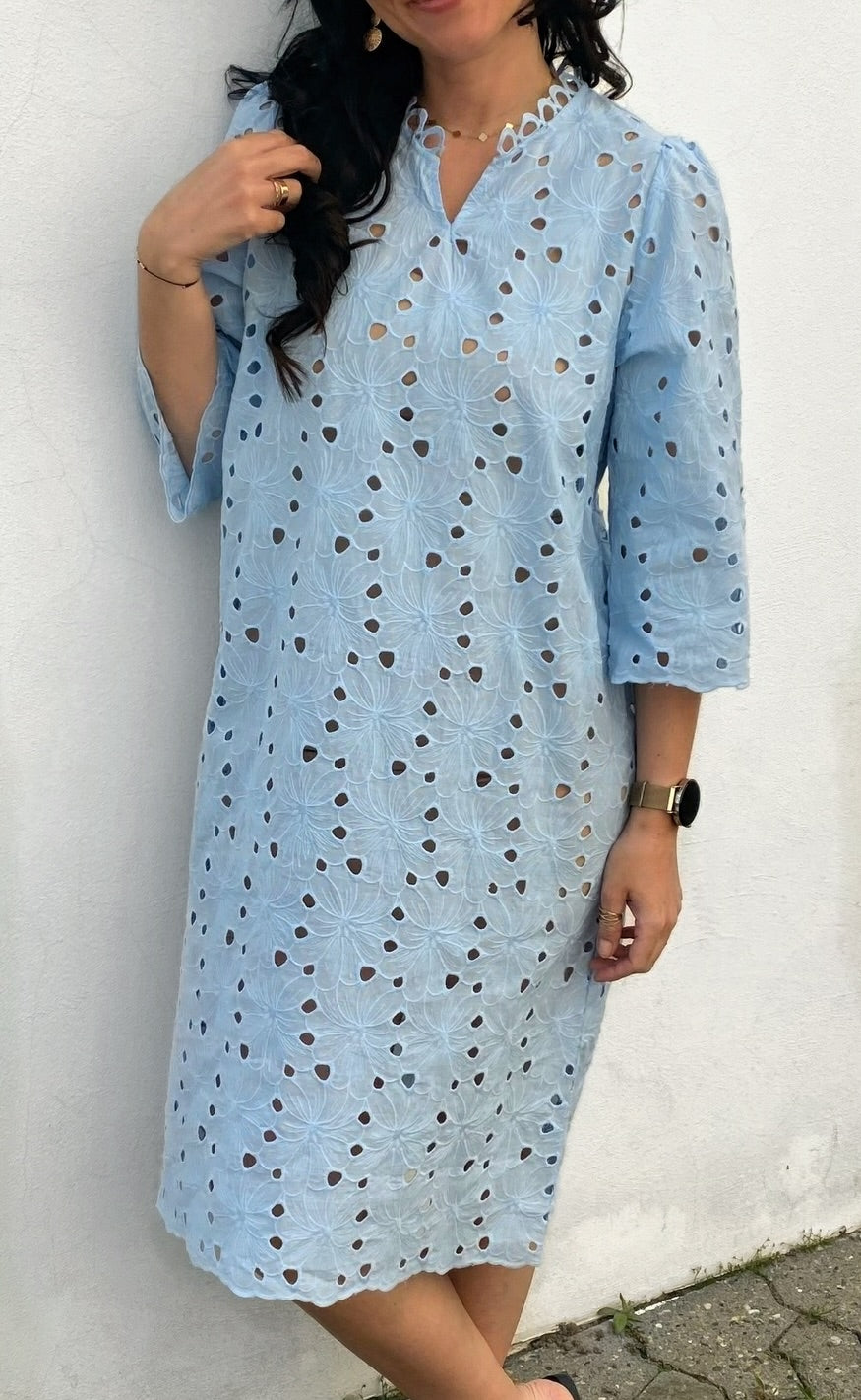 Say INA Copenhagen Kjole - Milla - Blue Lace
