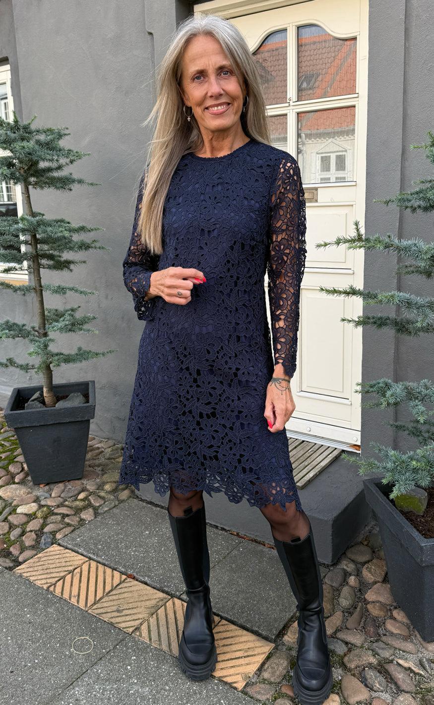 Say INA Copenhagen Kjole - Mira - Navy Blue