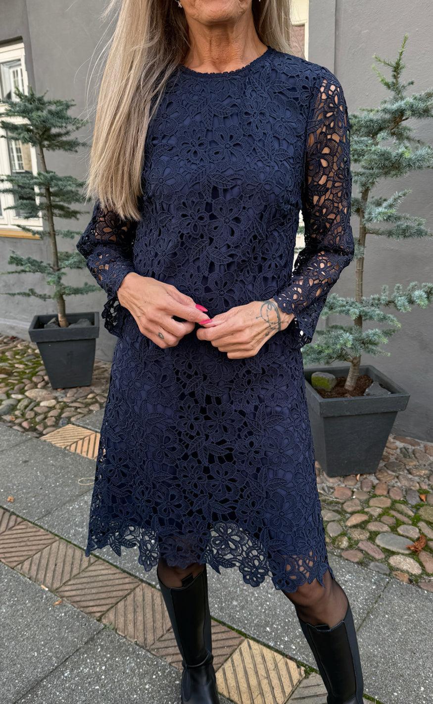 Say INA Copenhagen Kjole - Mira - Navy Blue
