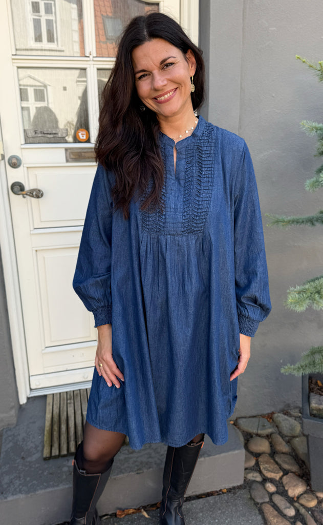 Say INA Copenhagen Kjole - Mona Denim - Denim Blue