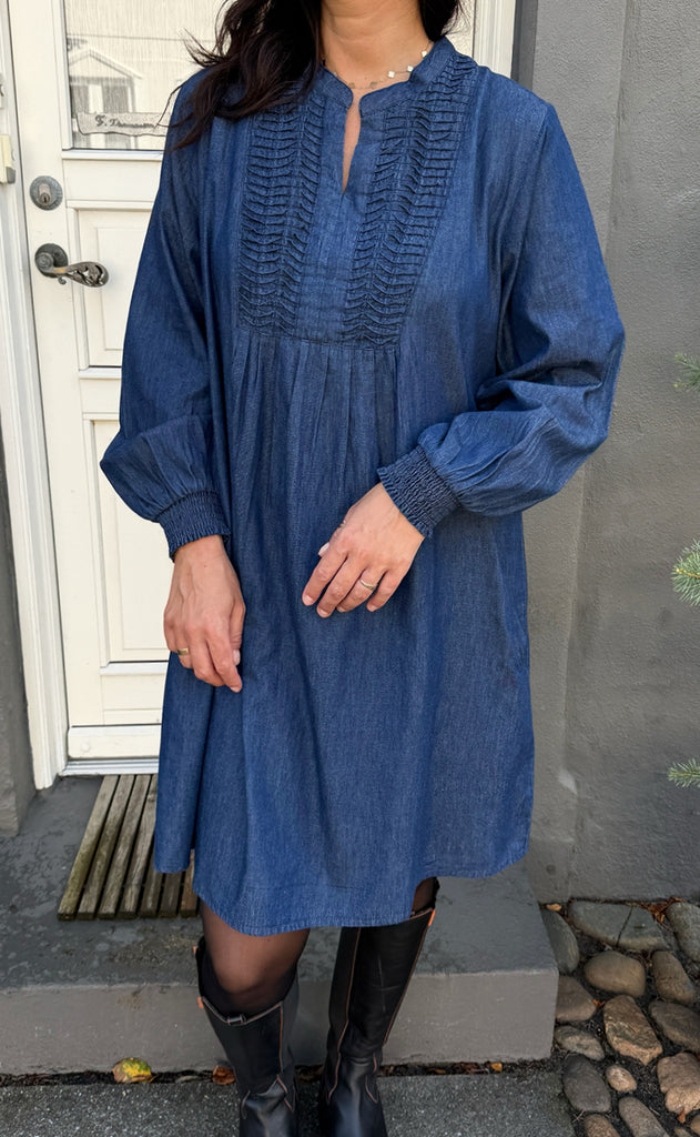 Say INA Copenhagen Kjole - Mona Denim - Denim Blue