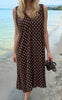 Say INA Copenhagen Kjole - Nellie Lace - Dark Brown W. White Dots