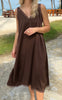 Say INA Copenhagen Kjole - Nellie Lace - Dark Brown