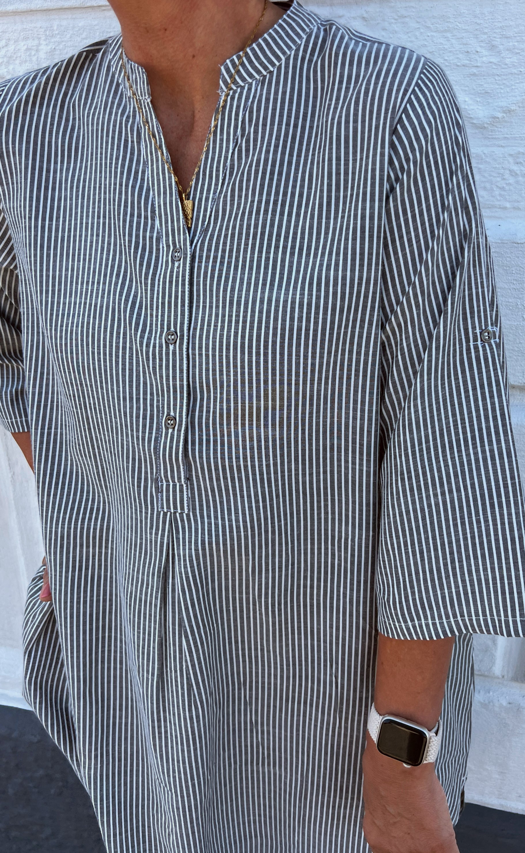 Say INA Copenhagen Kjole - Nia - Black Striped