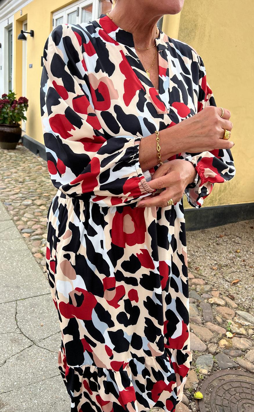 Say INA Copenhagen Kjole - Olinda - Leopard Roses