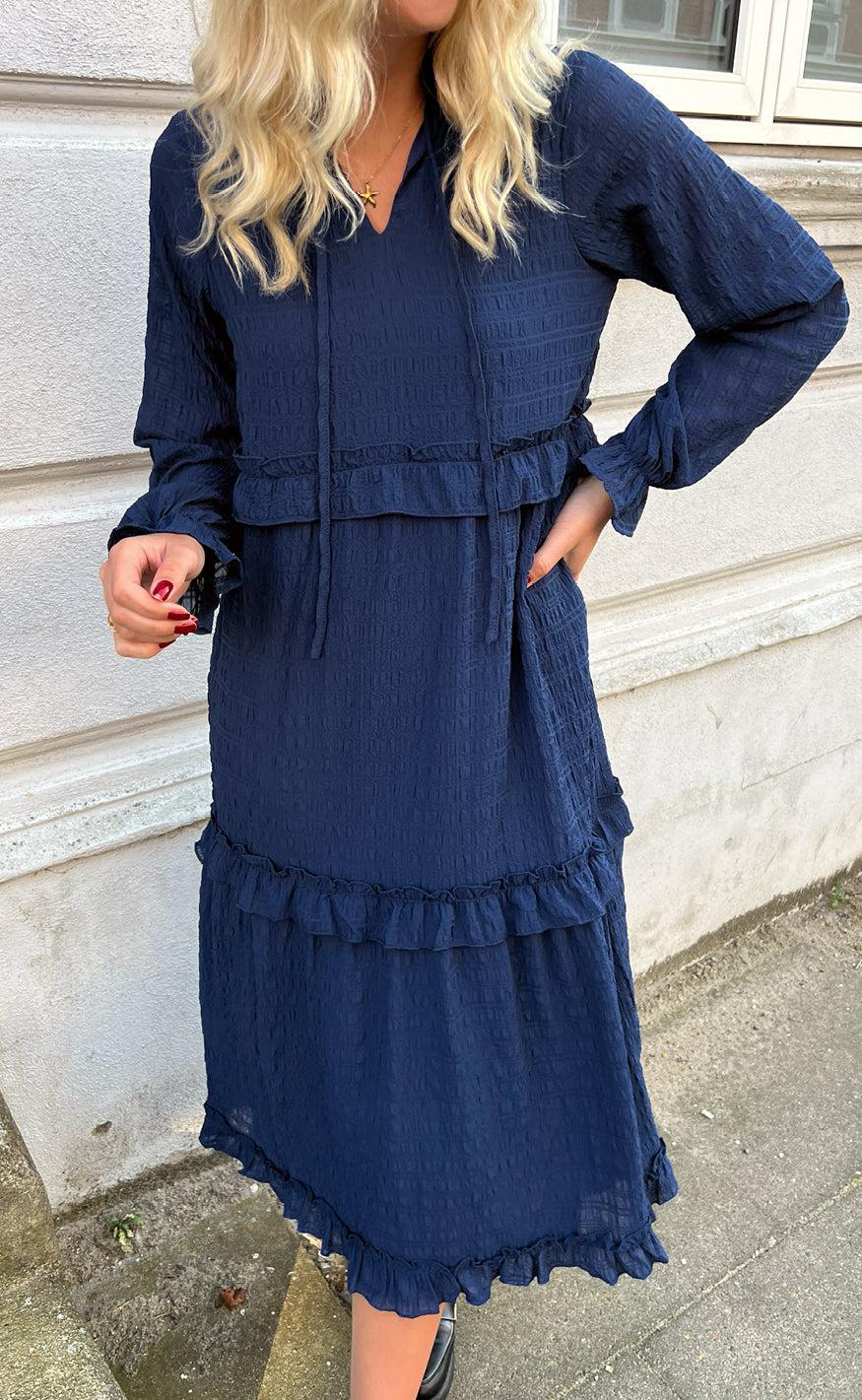 Say INA Copenhagen Kjole - Pam - Navy Blue
