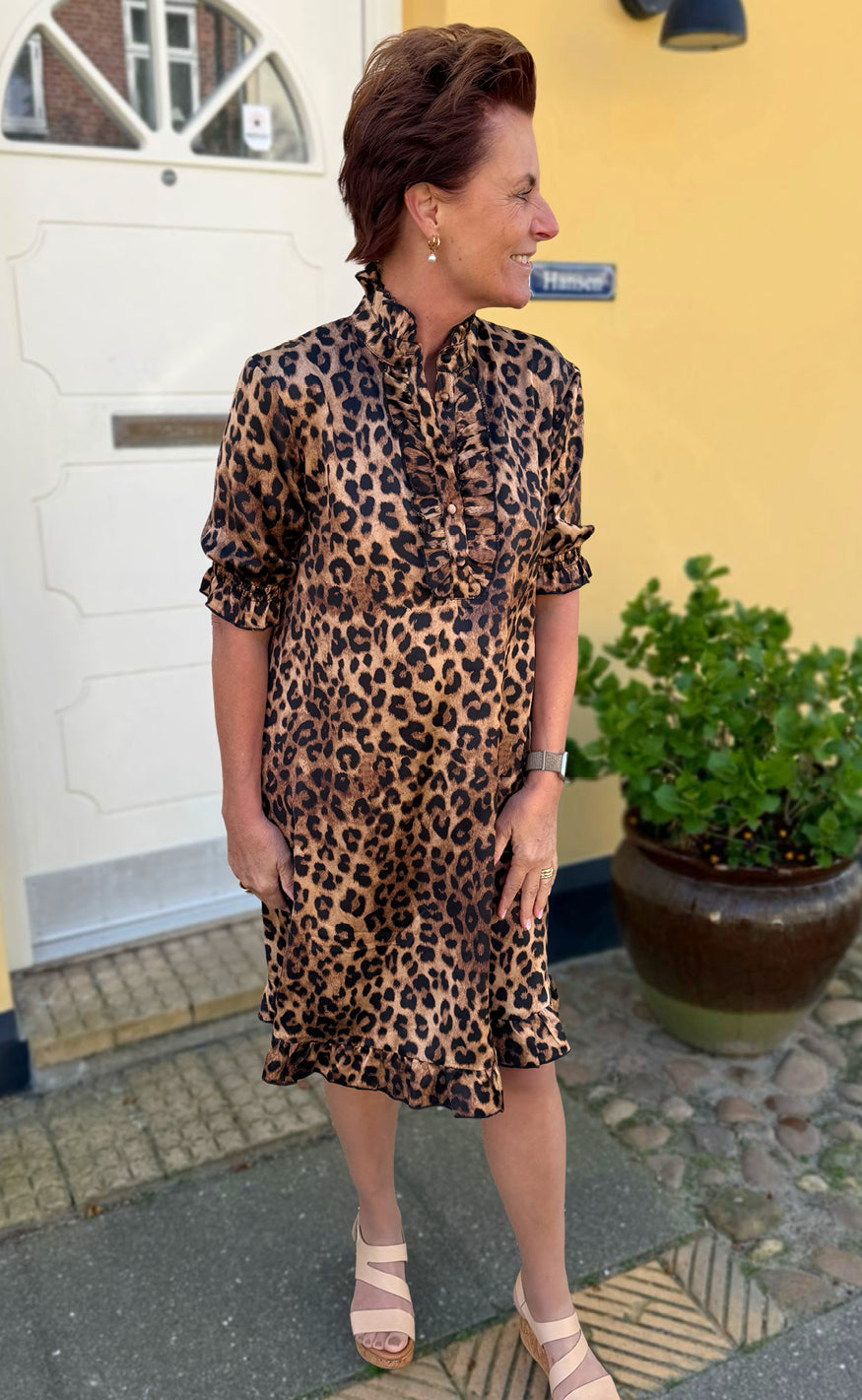 Say INA Copenhagen Kjole - Philine - Leopard