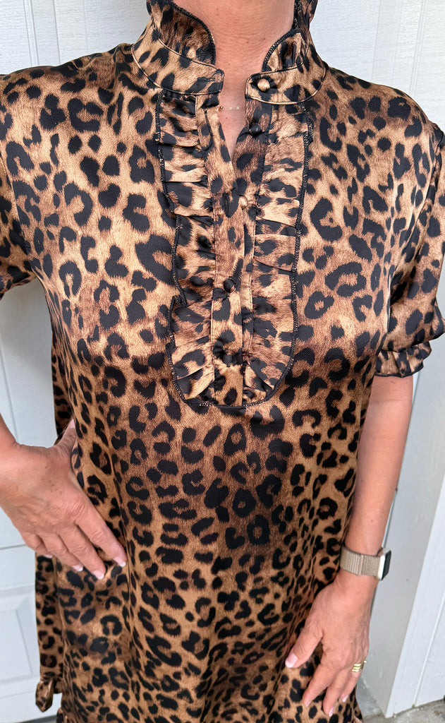 Say INA Copenhagen Kjole - Philine - Leopard