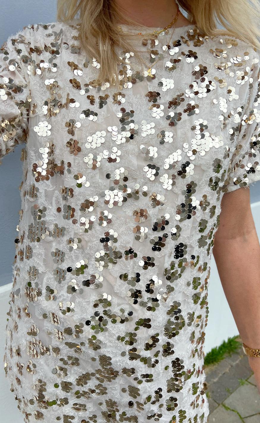 Say INA Copenhagen Kjole - Rebecca Sequin - Champagne
