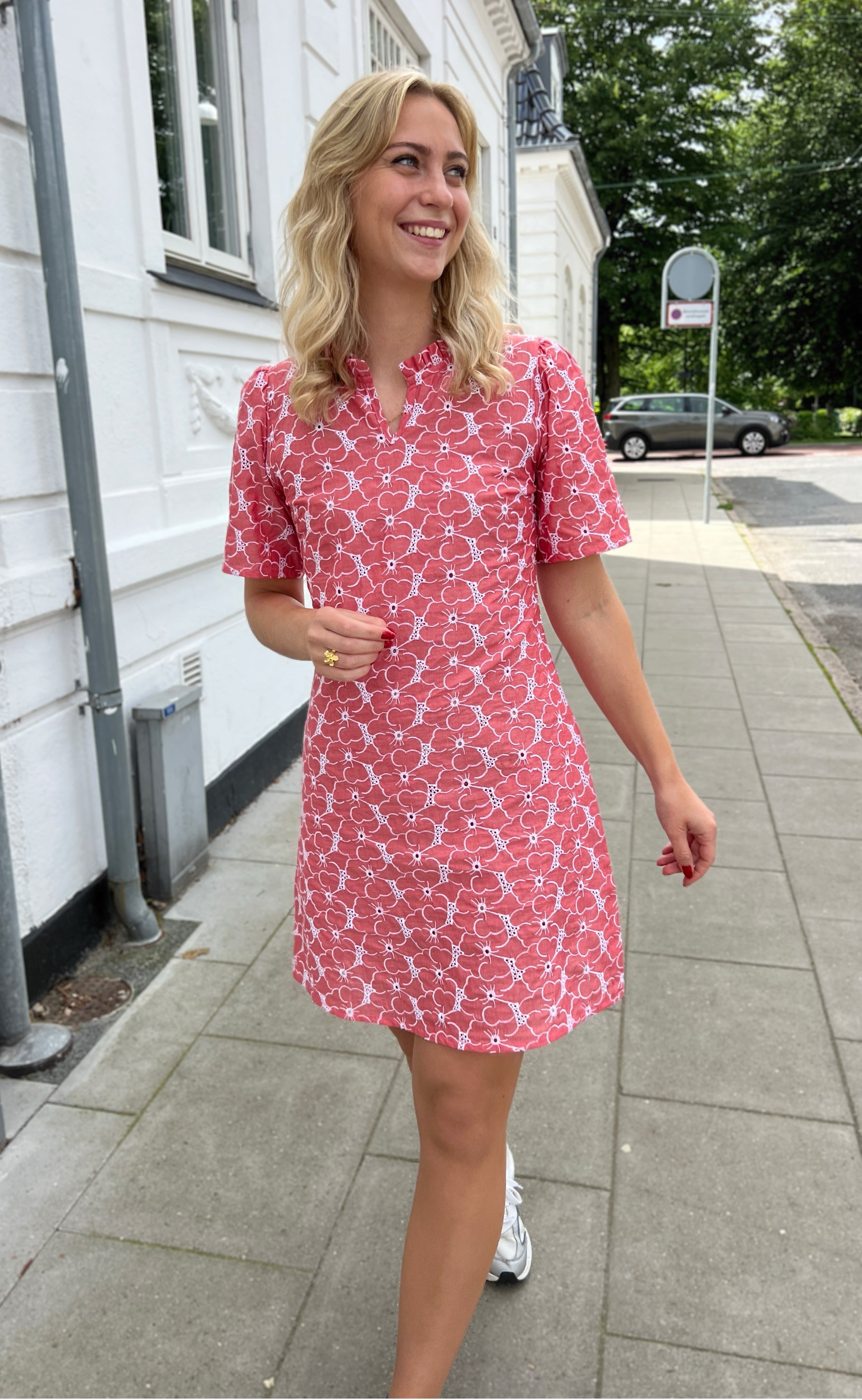 Say INA Copenhagen Kjole - Salina - Rosey Embroidery Flower