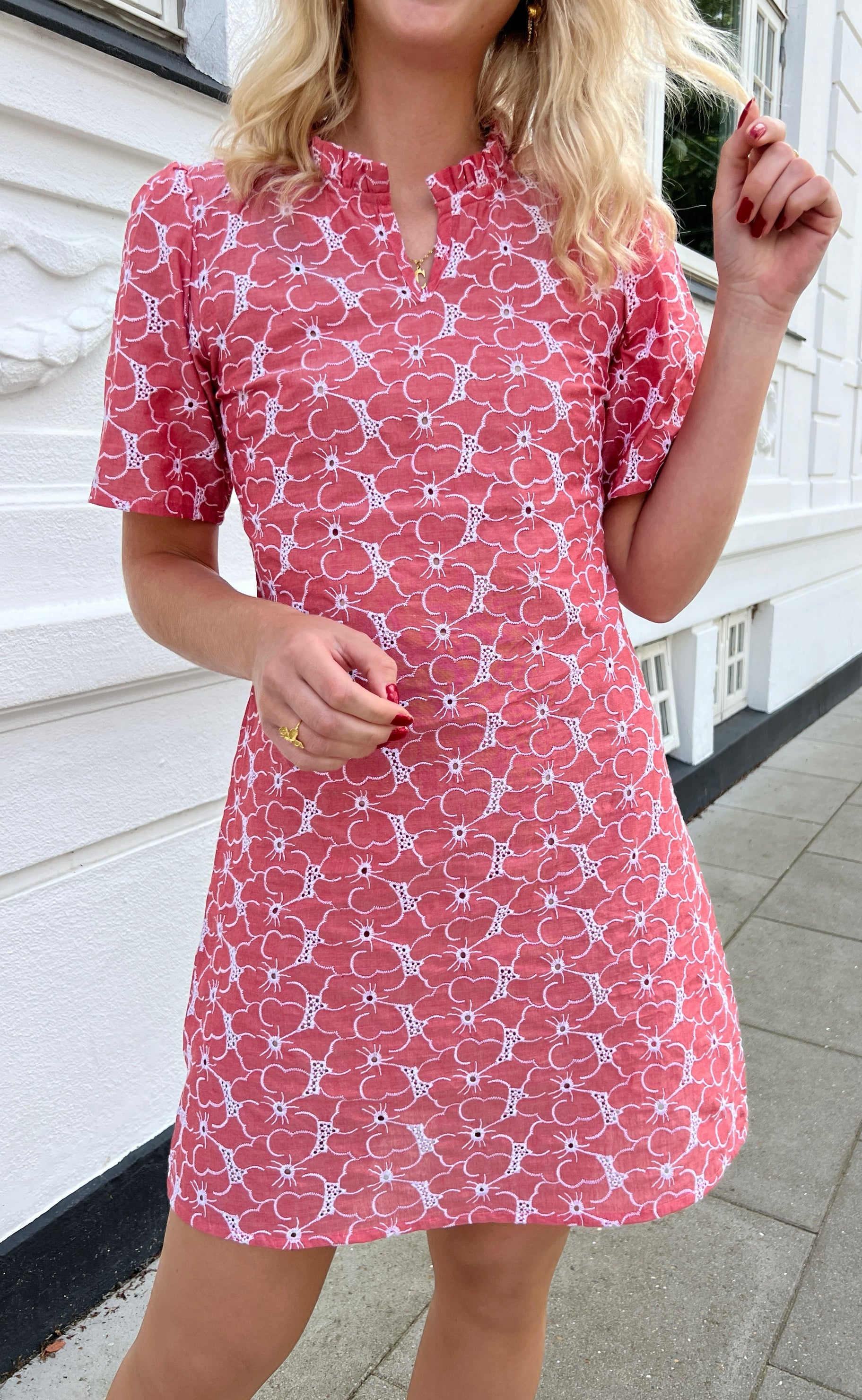 Say INA Copenhagen Kjole - Salina - Rosey Embroidery Flower