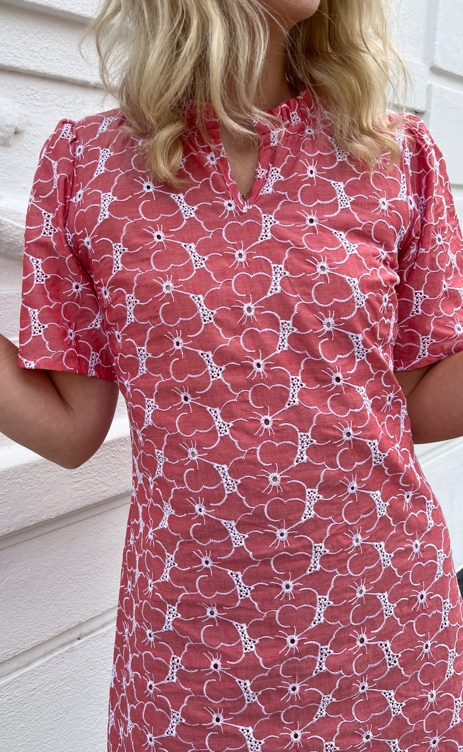 Say INA Copenhagen Kjole - Salina - Rosey Embroidery Flower
