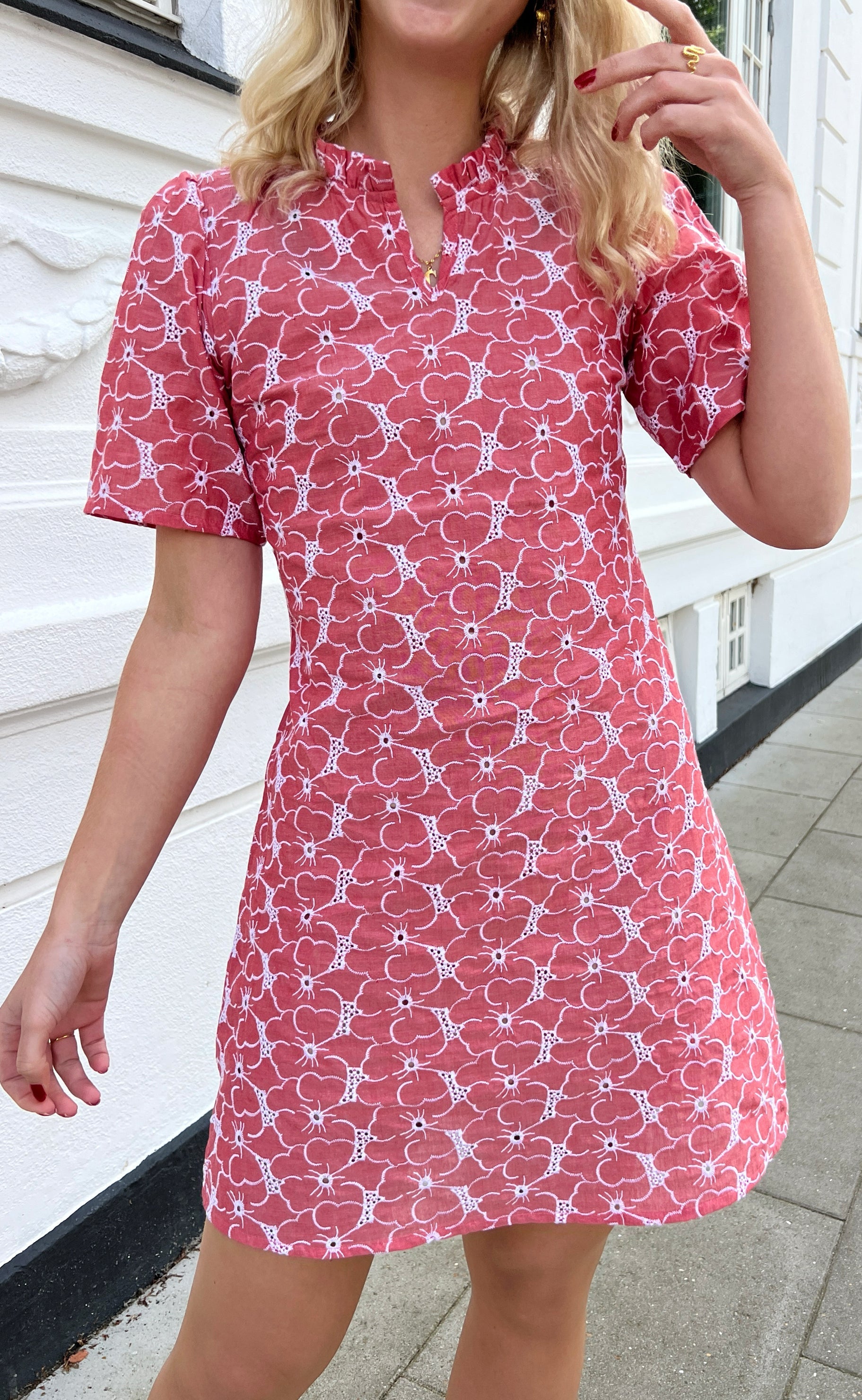 Say INA Copenhagen Kjole - Salina - Rosey Embroidery Flower
