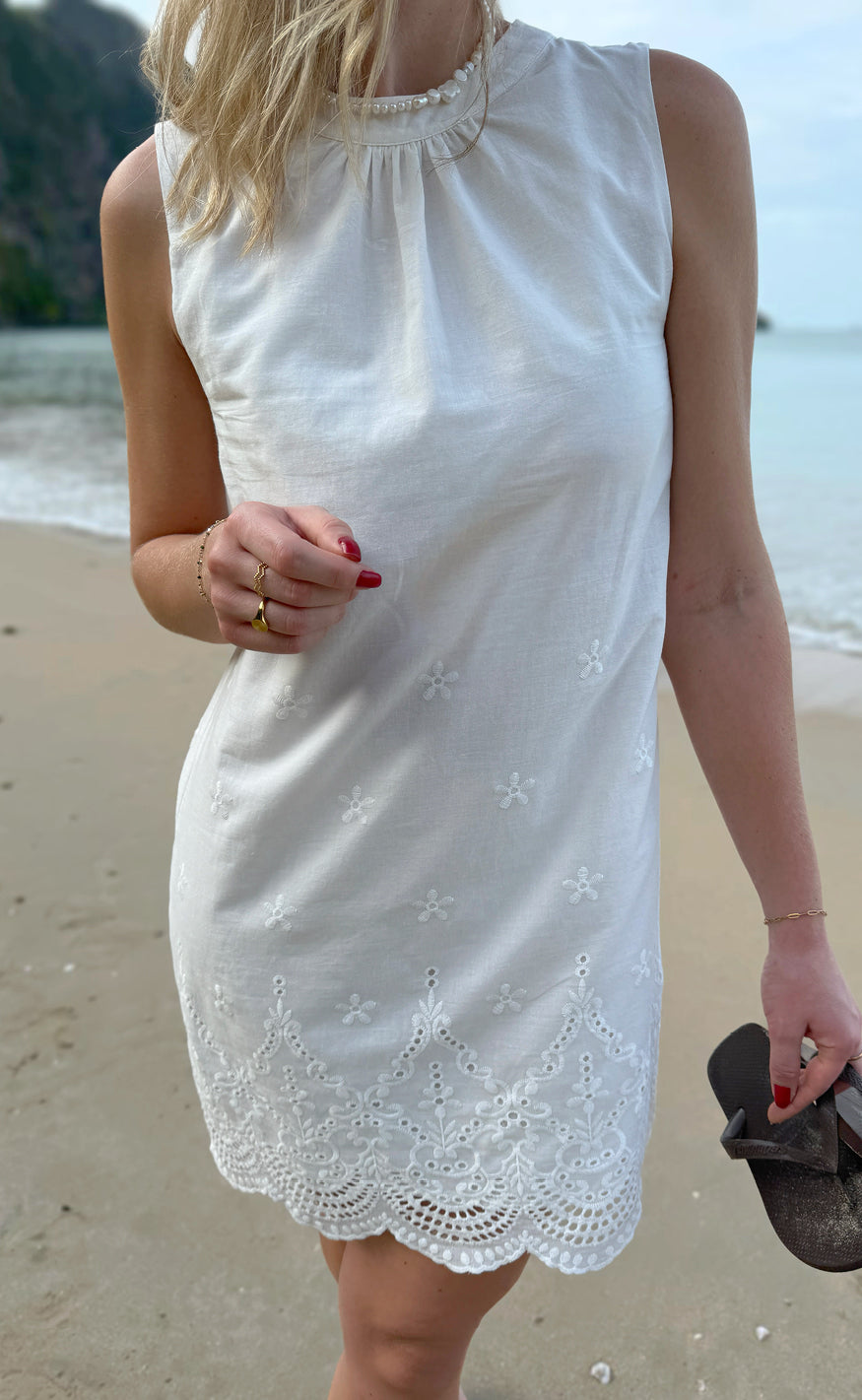 Say INA Copenhagen Kjole - Silja - White Broderie Anglaise