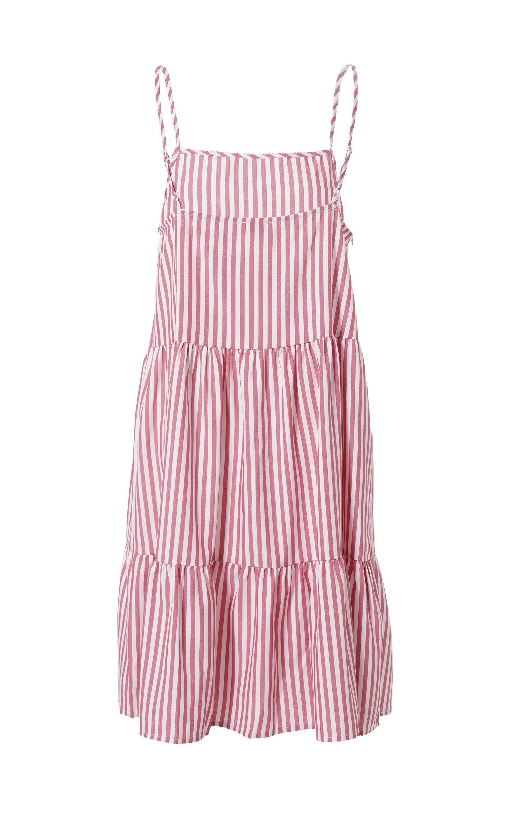 Say INA Copenhagen Kjole - Sisi - Red White Stripe