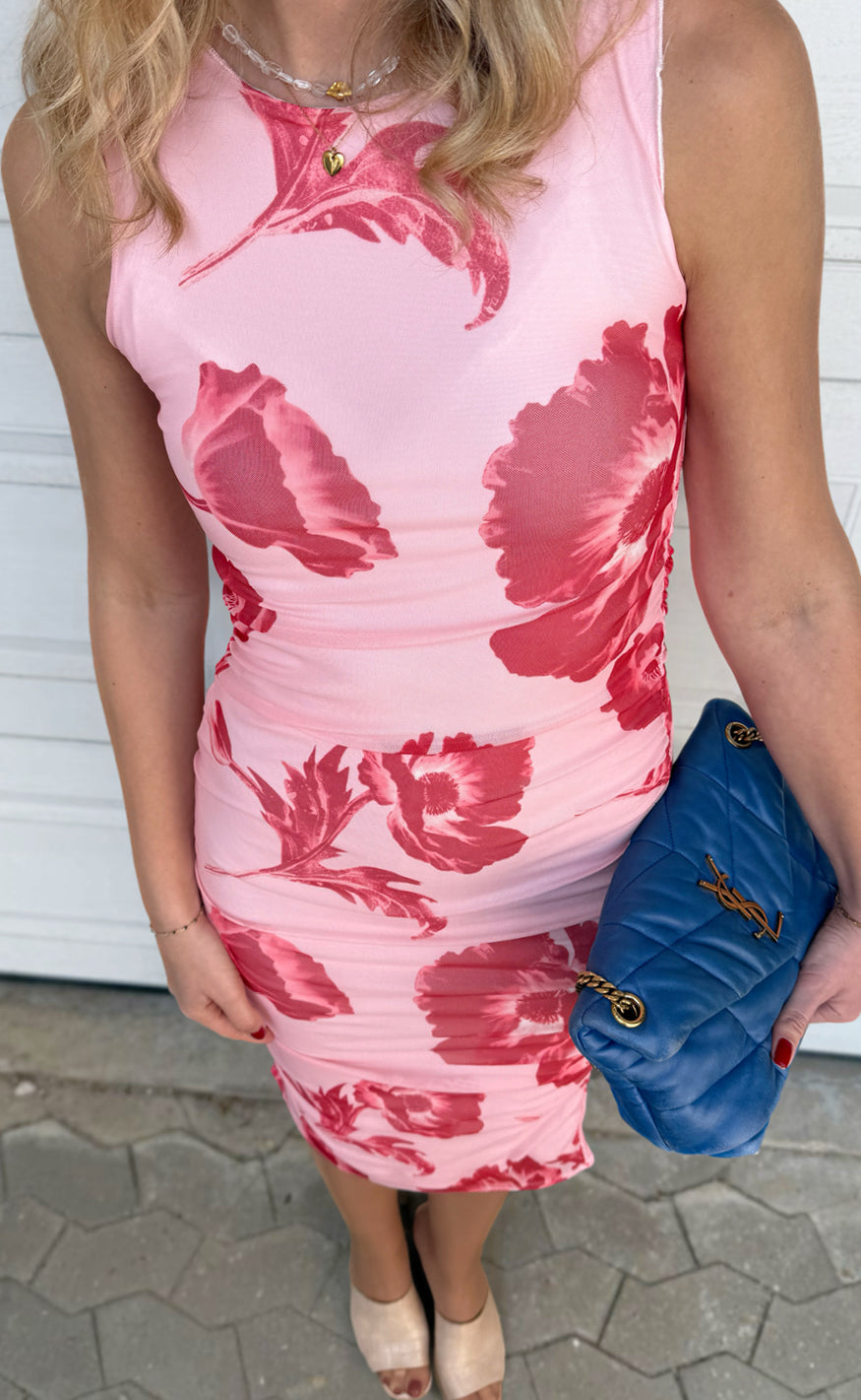 Say INA Copenhagen Kjole - Sophia Mesh - Rosy Flower