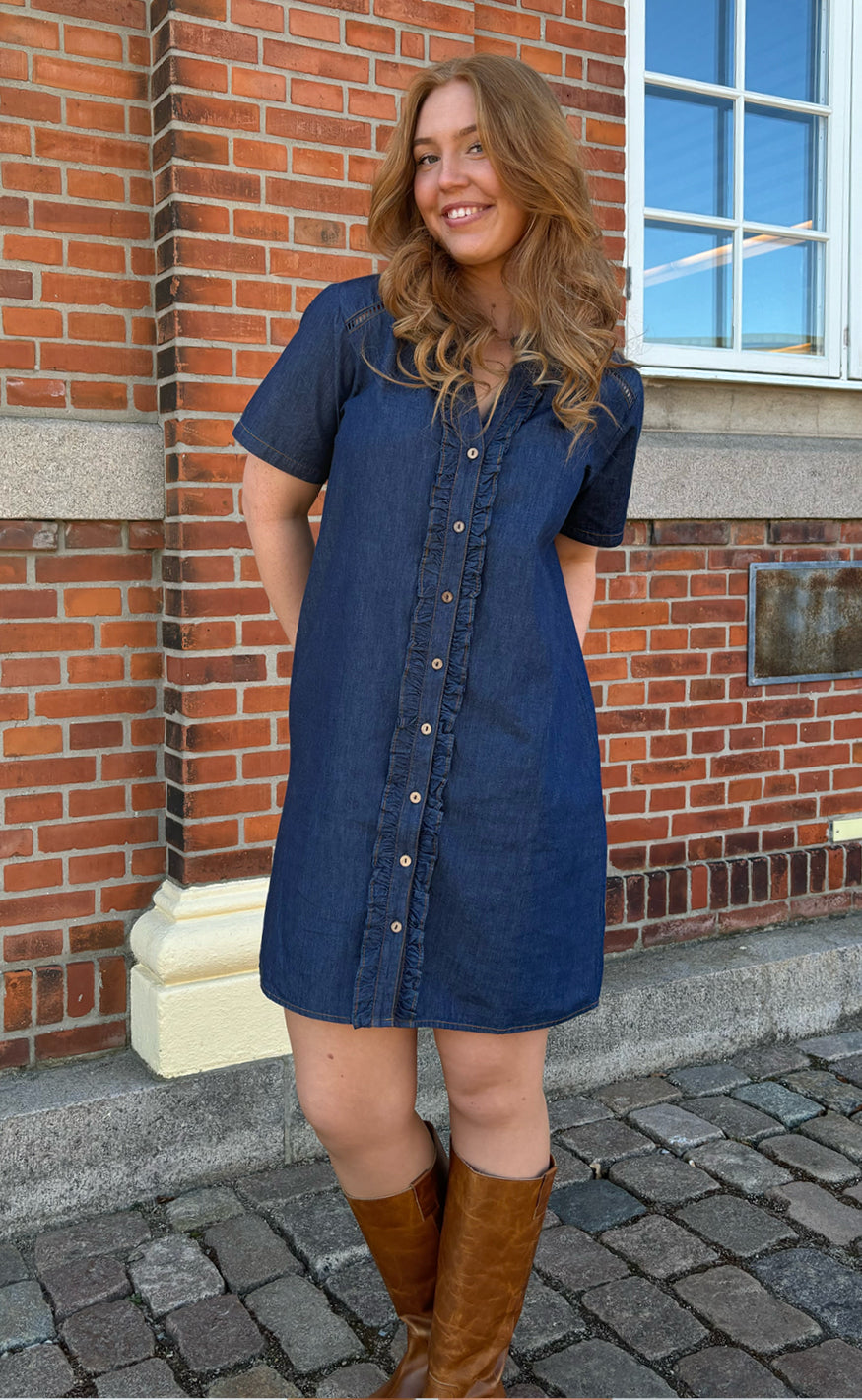 Say INA Copenhagen Kjole - Sophie - Denim Blue