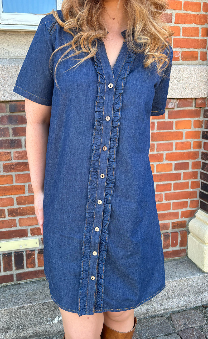 Say INA Copenhagen Kjole - Sophie - Denim Blue