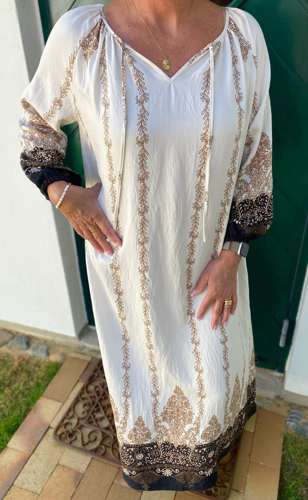 Say INA Copenhagen Kjole - Susanna - Border Paisley