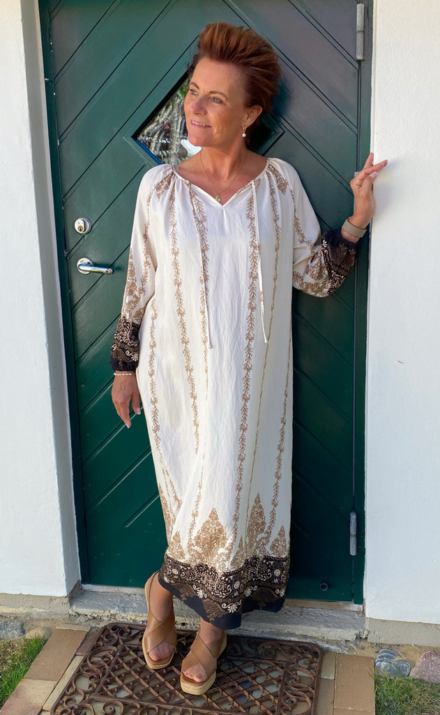 Say INA Copenhagen Kjole - Susanna - Border Paisley