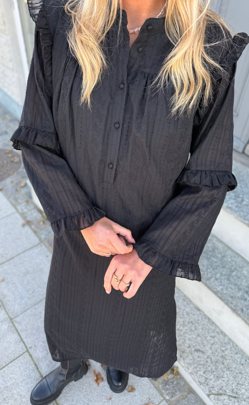Say INA Copenhagen Kjole - Tania LS - Black