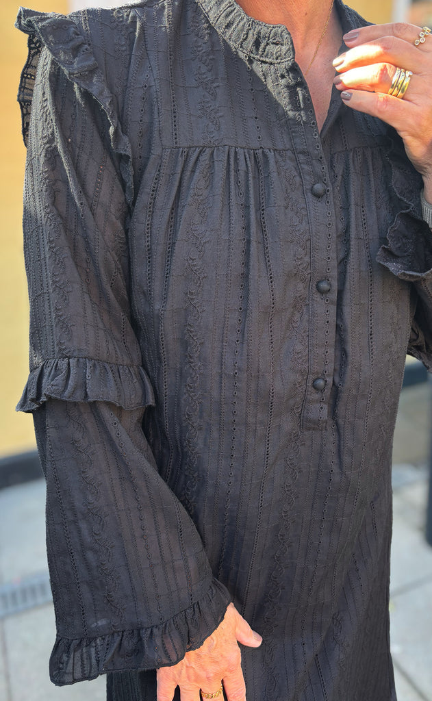 Say INA Copenhagen Kjole - Tania LS - Black