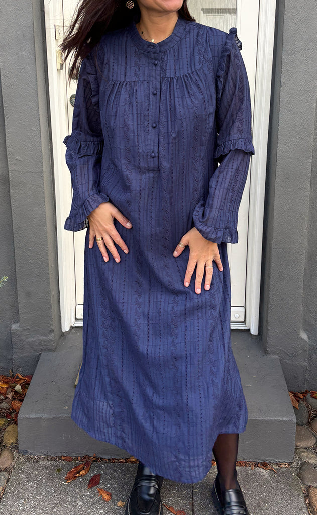 Say INA Copenhagen Kjole - Tania LS - Navy Blue