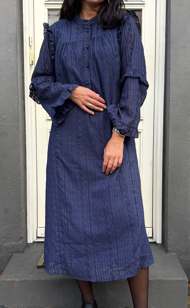 Say INA Copenhagen Kjole - Tania LS - Navy Blue