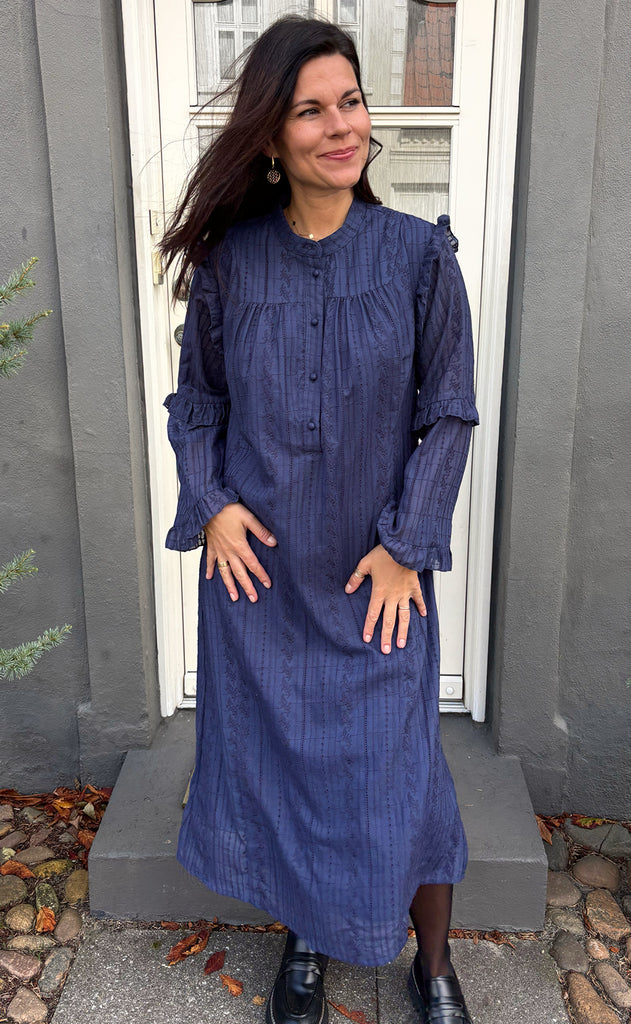 Say INA Copenhagen Kjole - Tania LS - Navy Blue