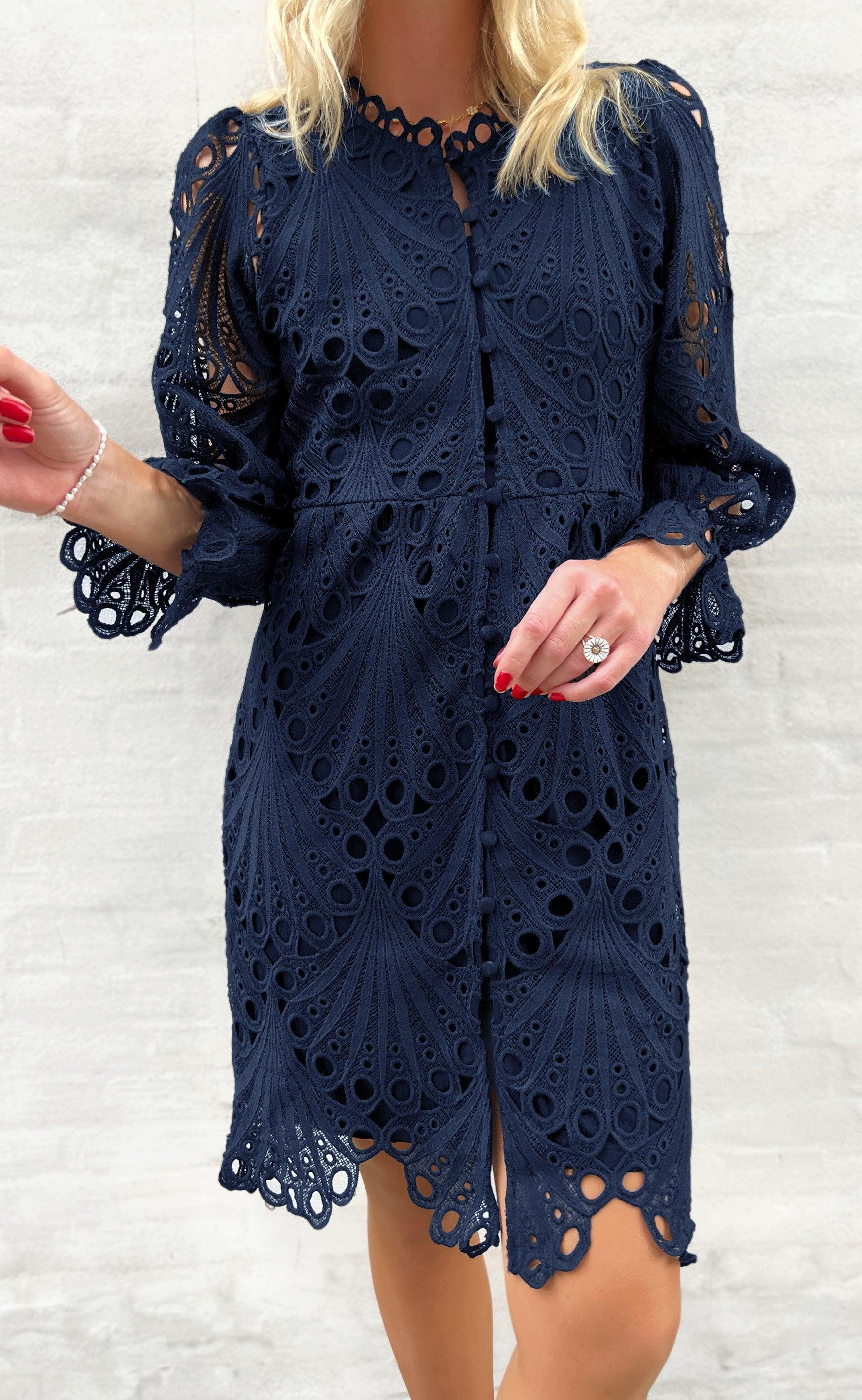 Say INA Copenhagen Kjole - Taylor - Navy Blue