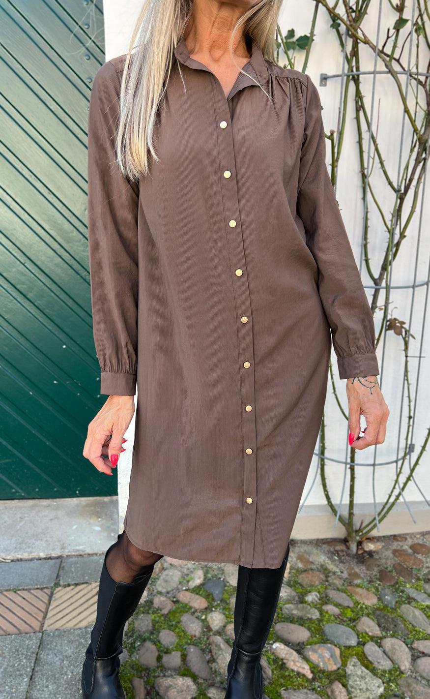 Say INA Copenhagen Kjole - Tina - Dark Brown