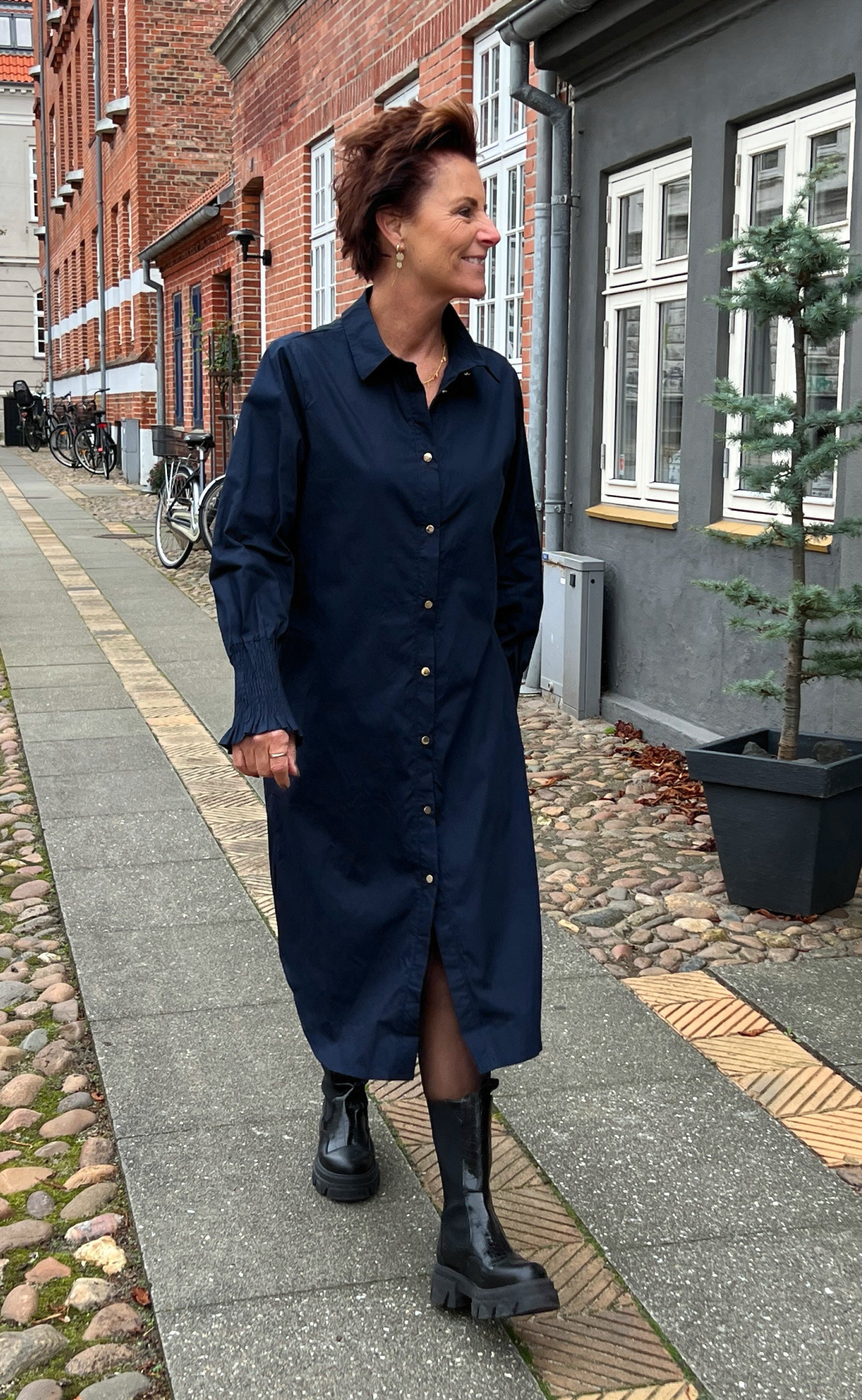 Say INA Copenhagen Kjole - Vera - Midnight Blue