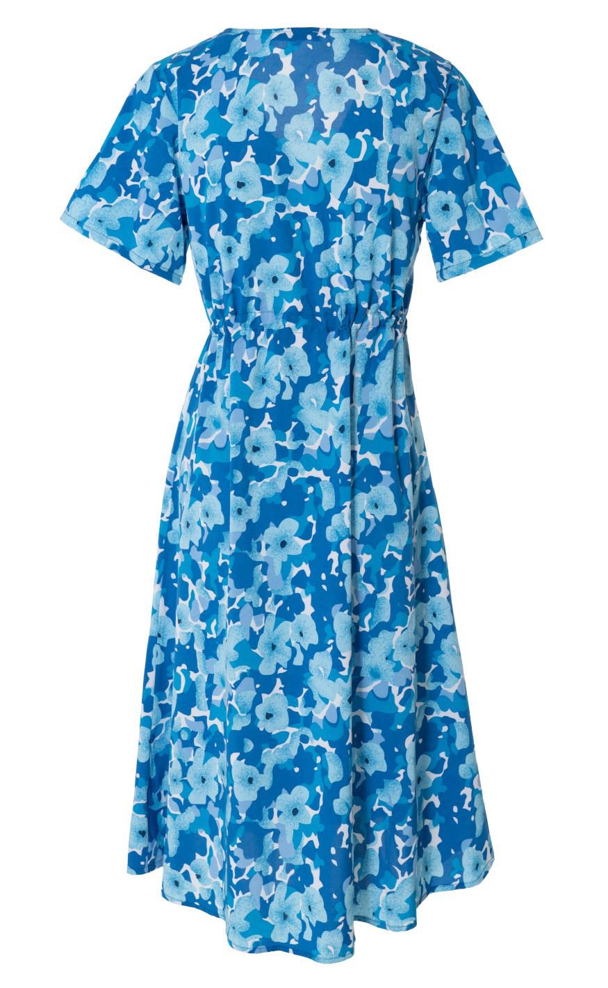 Say INA Copenhagen Kjole - Victoria - Blue Flower