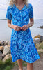 Say INA Copenhagen Kjole - Victoria - Blue Flower