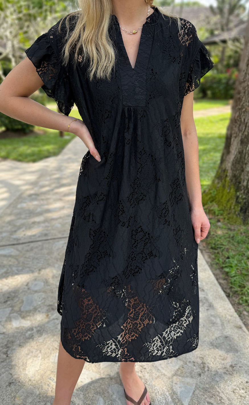 Say INA Copenhagen Kjole - Winnie - Black Lace
