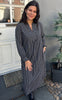 Say INA Copenhagen Kjole - Winnie LS - Black Striped