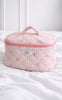 Say INA Copenhagen Makeup Taske - Big - Pink Checks W. Bows