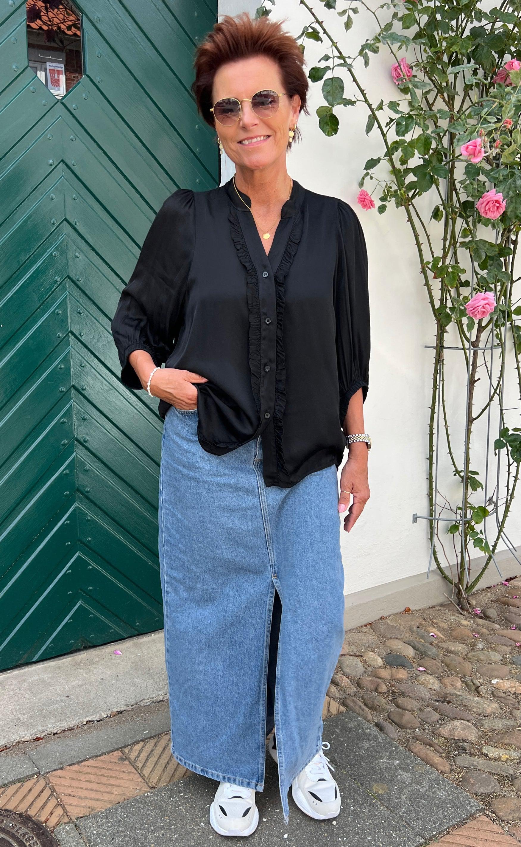 Say INA Copenhagen Nederdel - Daisy Denim - Blue