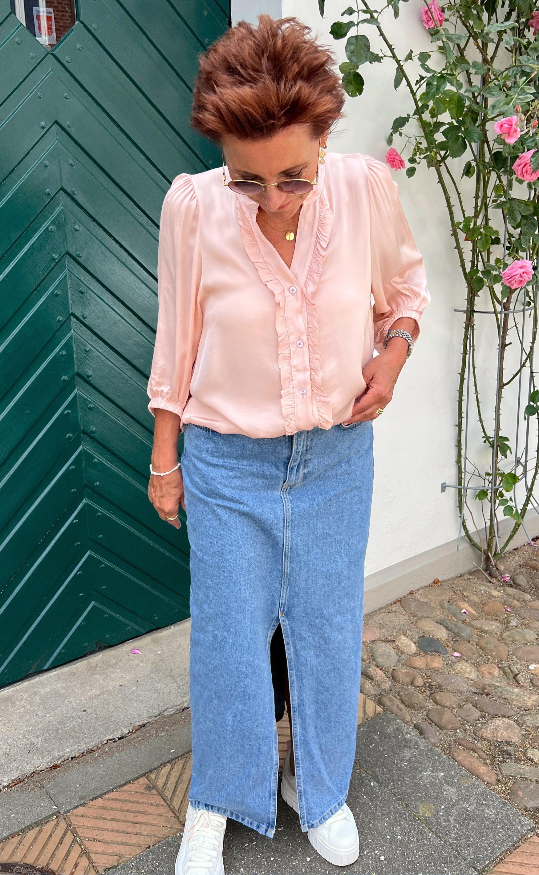 Say INA Copenhagen Nederdel - Daisy Denim - Blue